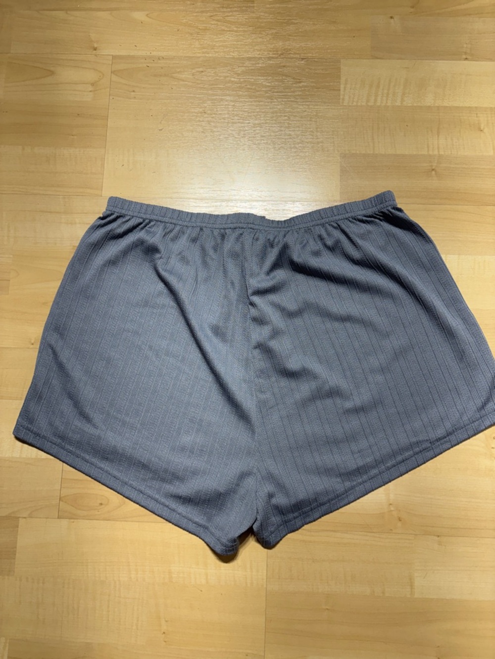 Women's Ribbed Lounge Shorts — Gray - Picture 4 of 5